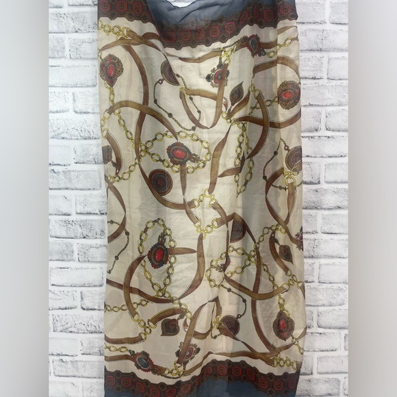 ISA & STEF Polyester 39x39 Scarf - Picture 1 of 5